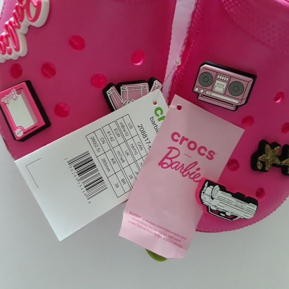 (New) Crocs Barbie Clogs (W10/M8) - Picture 13 of 14